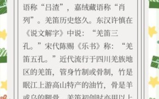羌笛非物质文化遗产（羌笛为什么不进非遗名录？）