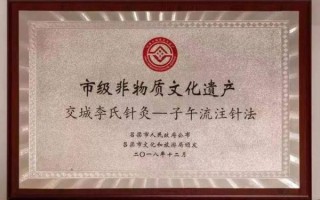 李氏针灸非物质文化遗产（李氏针灸非物质文化遗产怎么学）