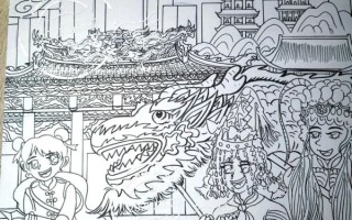 非物质文化遗产白描图片（白描非遗图片怎么画？从零开始学线稿）