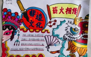 非物质文化遗产遗产小报（一年级非遗手抄报怎么画最简单）
