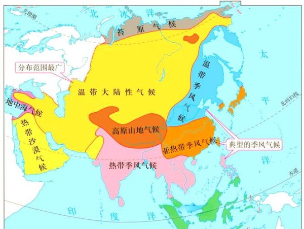 亚洲大陆气候变迁历史（亚洲大陆气候变迁历史演变规律有哪些）-第2张图片-八三百科