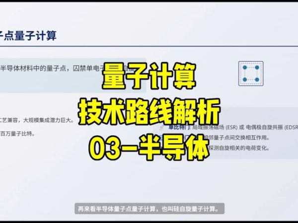量子计算有几种技术路线（量子计算技术路线有哪几种）-第3张图片-八三百科