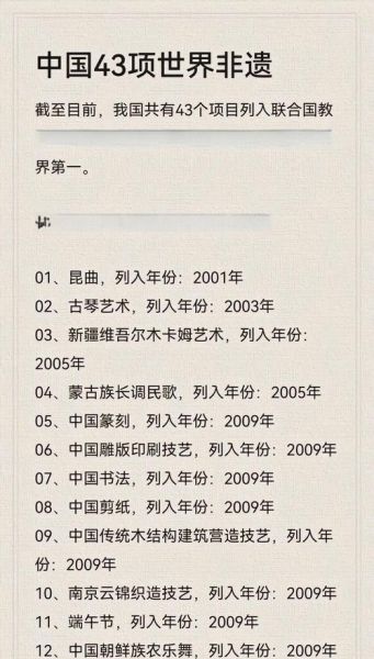 中国非物质文化遗产回顾（中国非物质文化遗产回顾有哪些新发现）-第1张图片-八三百科