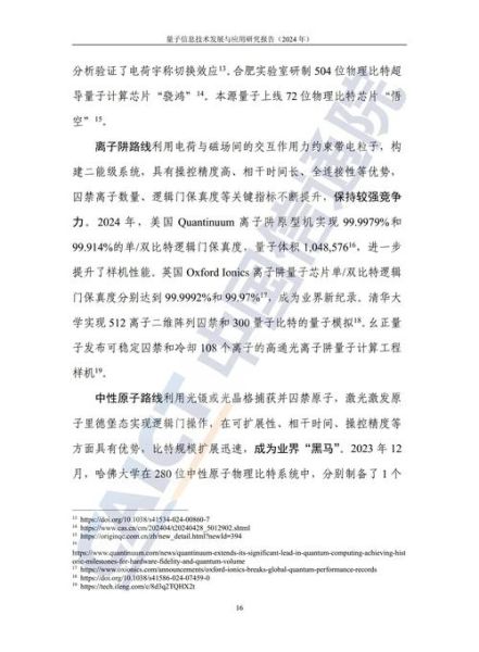 量子计算领域技术报告(量子计算技术报告怎么看懂)-第3张图片-八三百科 量子计算领域技术报告(量子计算技术报告怎么看懂)-第3张图片-八三百科