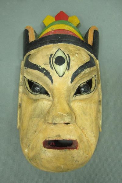 非物质文化遗产傩戏图片（傩戏面具图片高清大全）-第2张图片-八三百科