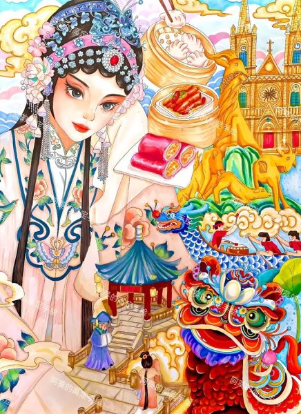 非物质文化遗产工笔重彩（新手如何学习工笔重彩非遗绘画）-第3张图片-八三百科